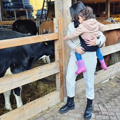 Siyah Renkli Bebek Yan Sling Taşıyıcı